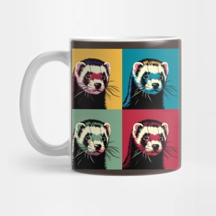 Pop Ferret Art - Cute Ferret Mug